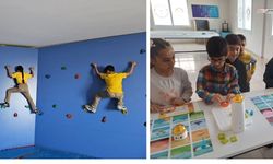 Öğrenciler yaparak yaşayarak öğrenme merkezinde becerilerini geliştiriyor