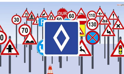 Yeni Trafik Levhası Avrupa'da Yaygınlaşıyor: Baklava Dilimi Ne Anlama Geliyor?