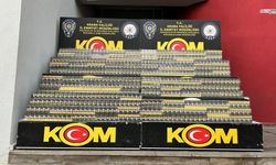 Polis operasyonunda 10 bin paket kaçak sigara ele geçirildi