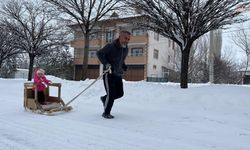 Afşin’de Karlı Yollarda Sıra Dışı Antrenman