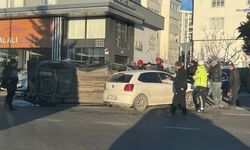 Ağcalı yokuşu’nda korkutan kazada ekipler seferber oldu