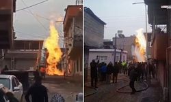 Kahramanmaraş’ta Doğalgaz Patladı, Ortalık Alev Aldı