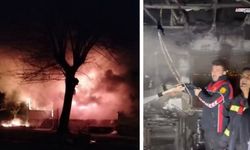 Gece saatlerinde çıkan yangın itfaiye ekiplerince söndürüldü