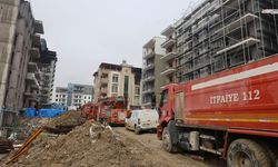 İşçilerin kaldığı dairede yangın çıktı itfaiye büyümeyi önledi