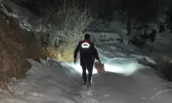 Kar Altında Mahsur Kalan Aileye Kahramanmaraş İtfaiyesinden Yardım Eli