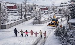 Çocukların Kar Sevinci Sosyal Medyayı Gülümsetti