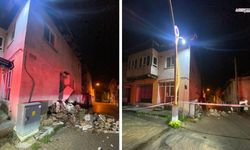 Kerpiç evin duvarı gece aniden çöktü, çevreye güvenlik önlemi alındı