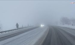 Kar ve buzlanma nedeniyle kapalı olan yollar