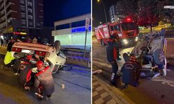 Trafik Kazasında Araçta Sıkışan Vatandaş Kurtarıldı