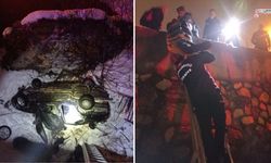 Kahramanmaraş’ta otomobil köprüden düştü, 1’i ağır 5 yaralı