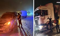 Kar Yağışı Nedeniyle Yolda Kalanlara Destek