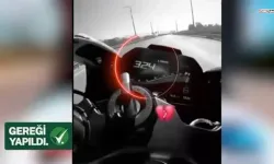 324 kilometre hıza gereği yapıldı!