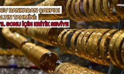 Dev Bankadan Çarpıcı Altın Tahmini: Yıl Sonu İçin Kritik Seviye