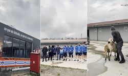 İstiklalspor Oyuncularına Şükür Kurbanı Kesti