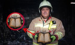 Kahramanmaraş'ta Küle Dönen Evden Geriye Kalan Tek Şey Kuran Oldu