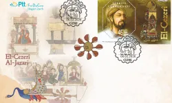 PTT'den 'El-Cezerî' temalı anma pulu ve ilk gün zarfı