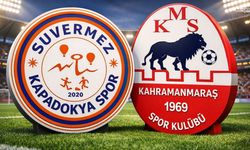 Suvermez Kapadokya Spor Kahramanmaraşspor İlk 11'ler Belli Oldu