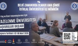 Kahramanmaral'ta 50 yaş üstüne üniversite kapısı