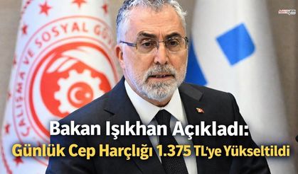 Günlük Cep Harçlığı 1.375 TL Oldu