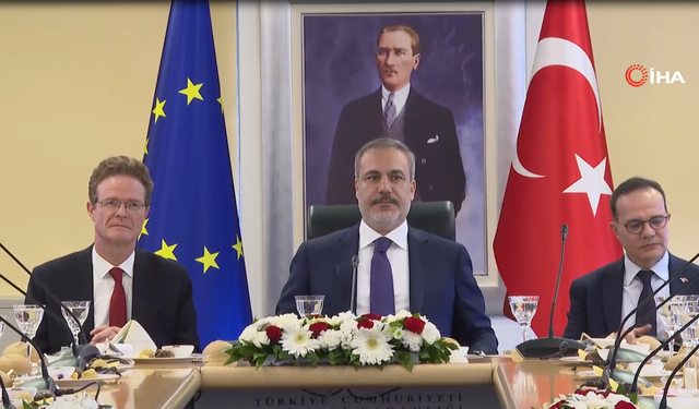 Bakan Fidan, AB üyesi ülkelerin Ankara Büyükelçilerini kabul etti