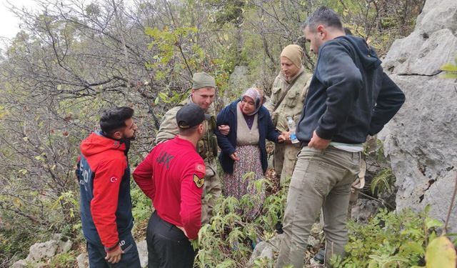 Kahramanmaraş’ta kayıp kadını Jandarma ekipleri buldu