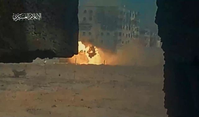 Kassam Tugayları, İsrail tanklarına düzenlediği saldırılara ait görüntüleri yayınladı