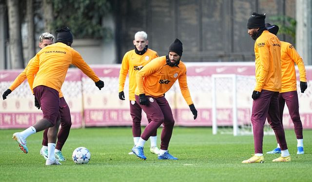 Galatasaray, Manchester United maçı hazırlıklarını sürdürdü