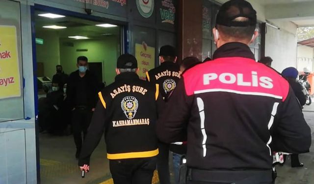 Afşin'de hapis cezasından kaçan suçlu, polis operasyonuyla yakalandı!