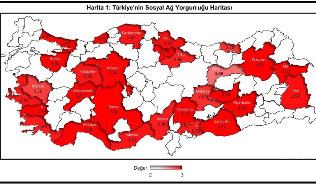 Uzmanlar araştırdı, Türkiye’de sosyal ağ yorgunluğu görüldü