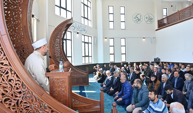 EXPO 2023 Sergi Alanı’na inşa edilen Ali Mahçiçek Camii dualarla ibadete açıldı