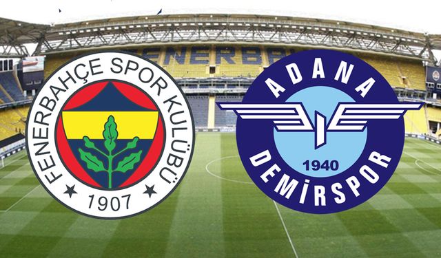 Fenerbahçe – Adana Demirspor (CANLI İZLE)! Taraftarium24 Selçuksports Justin TV Canlı Maç Linki Şifresiz İzle