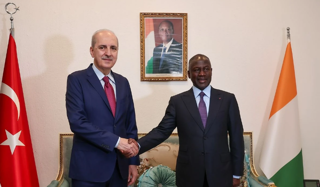 Kurtulmuş, Fildişi Sahili Meclis Başkanı Bictogo ile görüştü