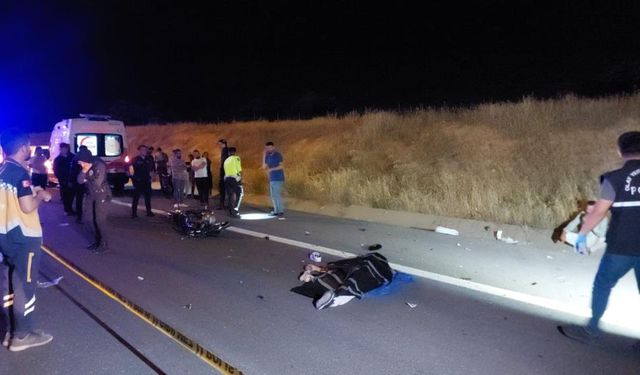 İki motosiklet çarpıştı: 2 ölü