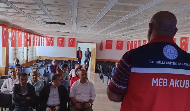 MEB AKUB ekiplerinden arama kurtarma eğitimi
