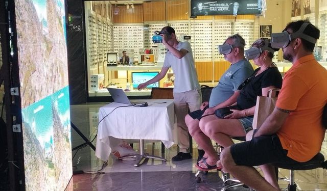 VR etkinliğiyle Mersin'i yeniden keşfettiler