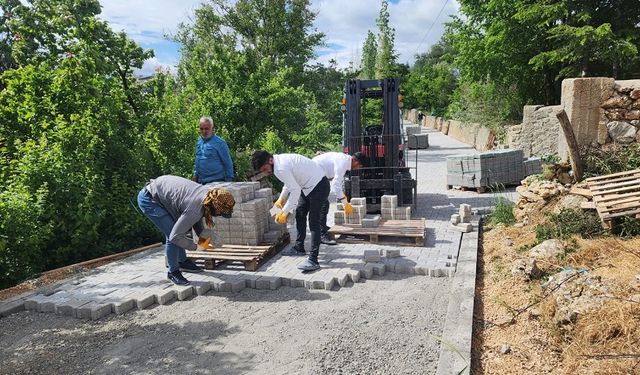 Keklikoluk Mahallesi'nde Kilit Parke Uygulamaları