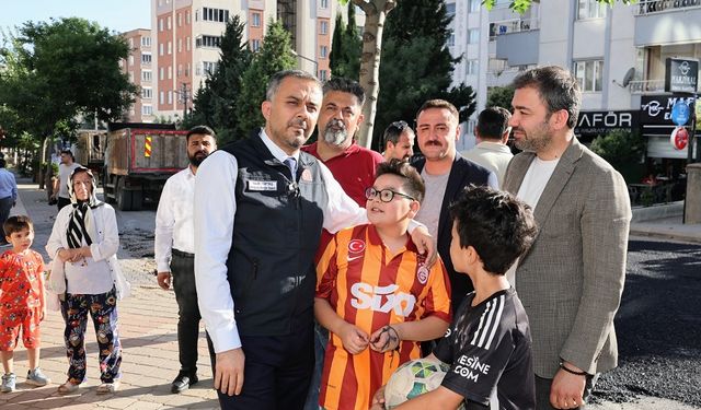 Toptaş, Şehit Abdullah Çavuş Mahallesinde Yol Çalışmalarını İnceledi