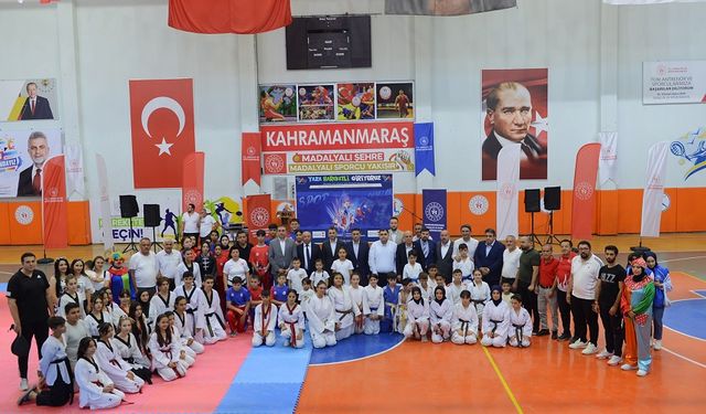 Kahramanmaraş'ta Yaz Spor Okulları Görsel Şölenle Başladı
