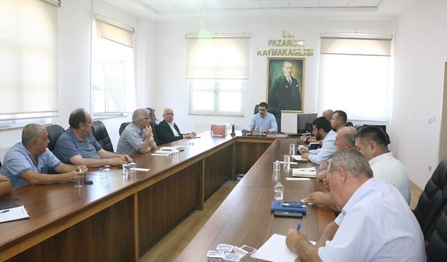 Pazarcık’ta orman yangını ile mücadele toplantısı düzenlendi