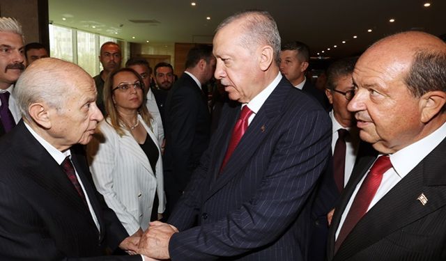 Cumhurbaşkanı Erdoğan'a, KKTC'de duygulandıran hediye