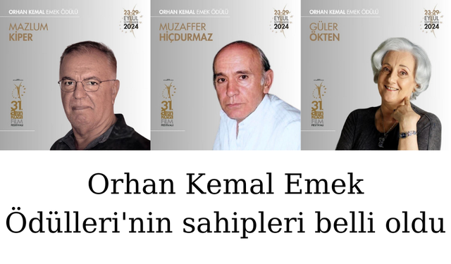 Adana Altın Koza'da Orhan Kemal Emek Ödülleri'nin sahipleri belli oldu