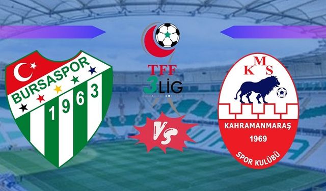 Kahramanmaraşspor, Zorlu Bursaspor Deplasmanında