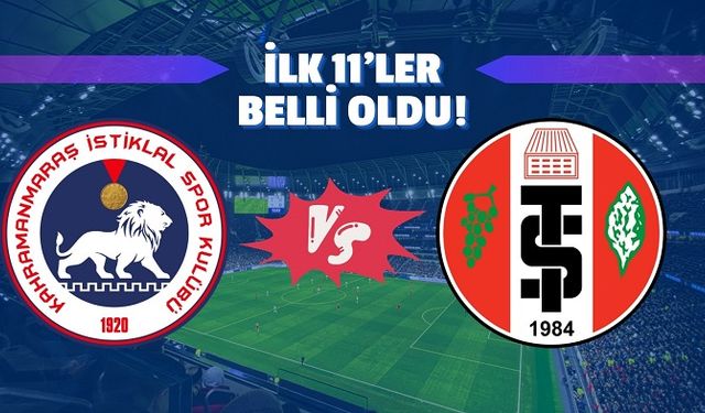 İstiklalspor – Turgutluspor Maçı 11’leri Belli Oldu