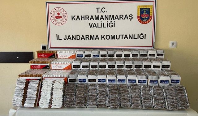 Kahramanmaraş’ta İçi Dolu 100 Bin Makaron Ele Geçirildi