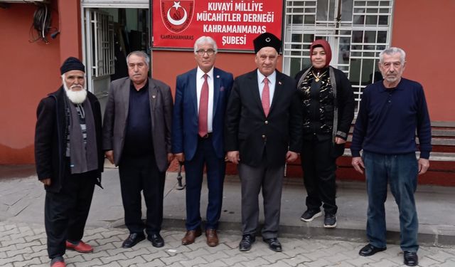 Başkan Cüce'den Kuvayi Milliye Mücahitler Derneği'ne Ziyaret