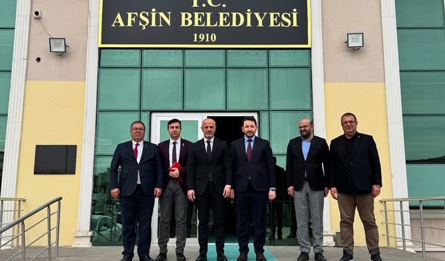 İl Kültür ve Turizm Müdürü Eshabil Yıldız'dan Afşin Belediyesine Ziyaret