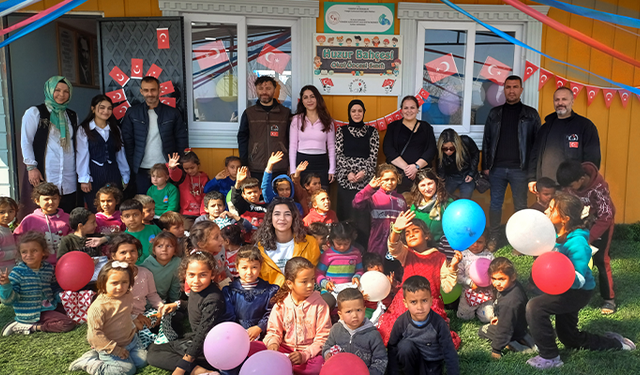 Çocukların Okul Sevinci: Yeni Yapılan Sınıflarda Eğitim Başladı