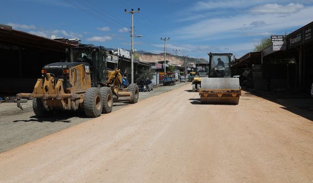 Sanayi Sitesinde Yollar Asfaltlandı