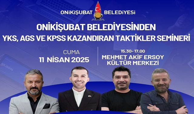 Onikişubat Belediyesi’nden Sınav Kazandıran Seminer