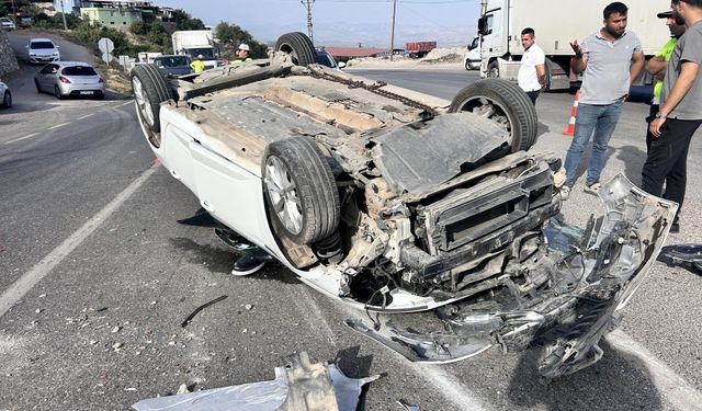 Otomobil Takla Attı: 1 Kişi Yaralandı